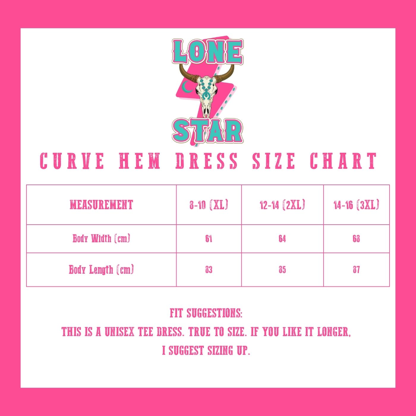 Assorted Luke Combs Curve Hem Dress