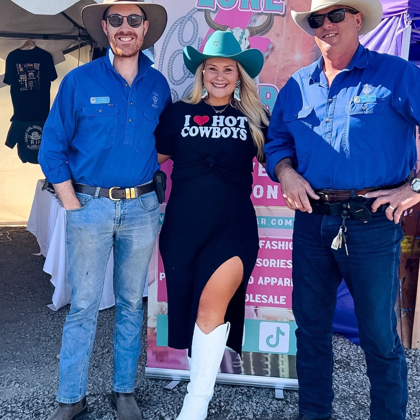 I Heart Hot Cowboys Tee