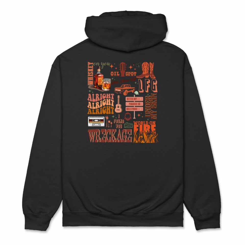 Nate Smith Set List Hoodie