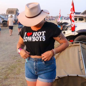 
            
                Load image into Gallery viewer, I Heart Hot Cowboys Tee
            
        