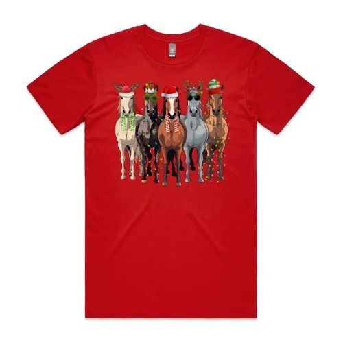 Horse Girl Christmas Tee