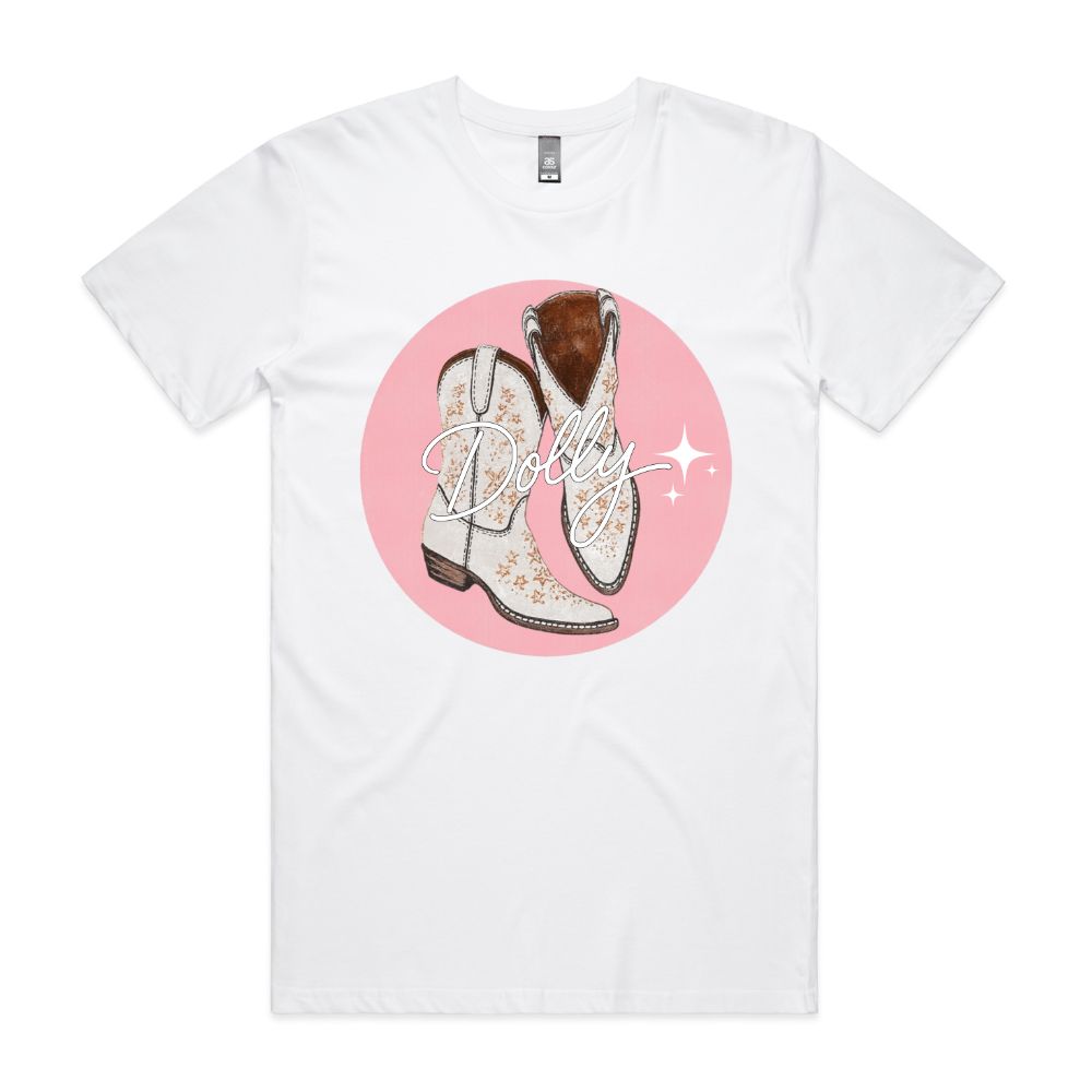 Boots on Dolly Tee
