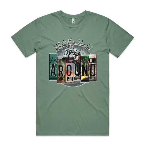 World Spins Around Tee