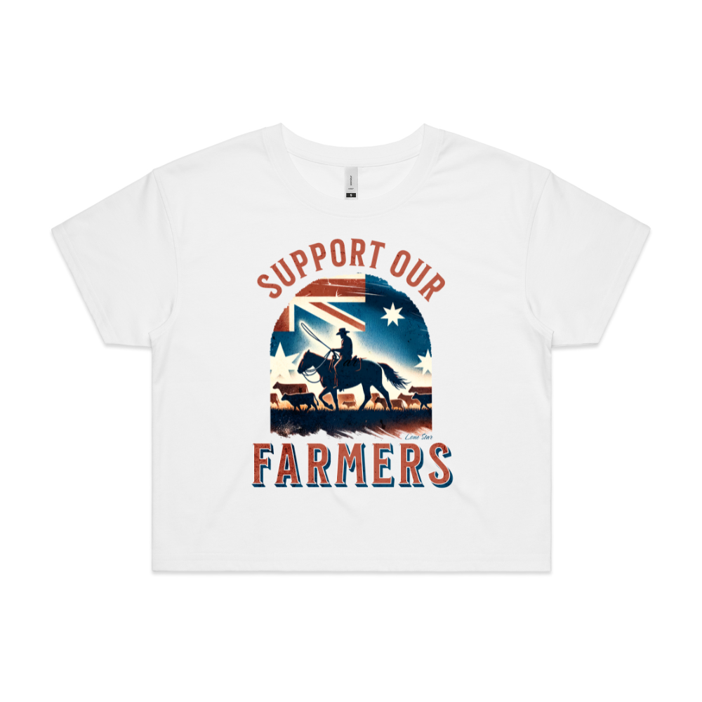 Support our Farmers Flag Crop