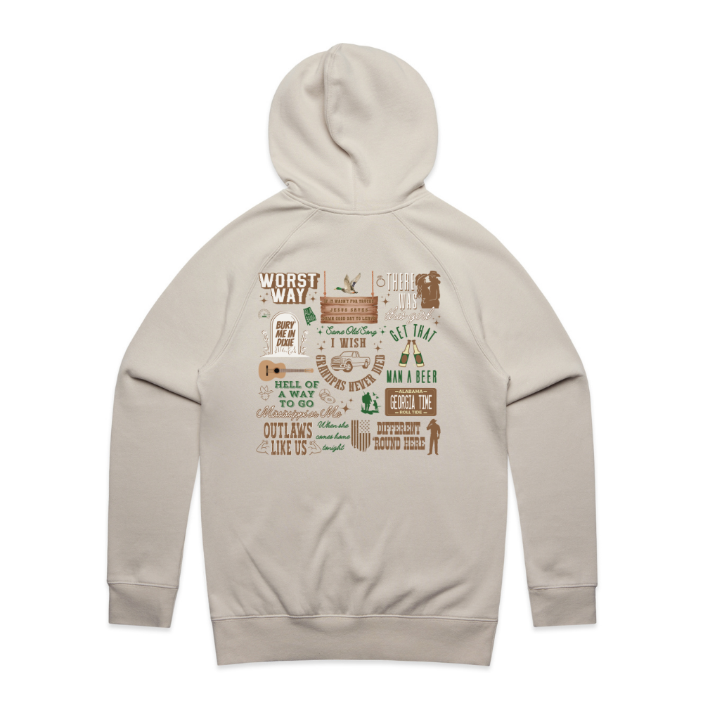 Riley Green Set List Hoodie