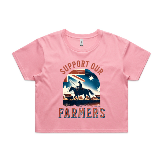 Support our Farmers Flag Crop