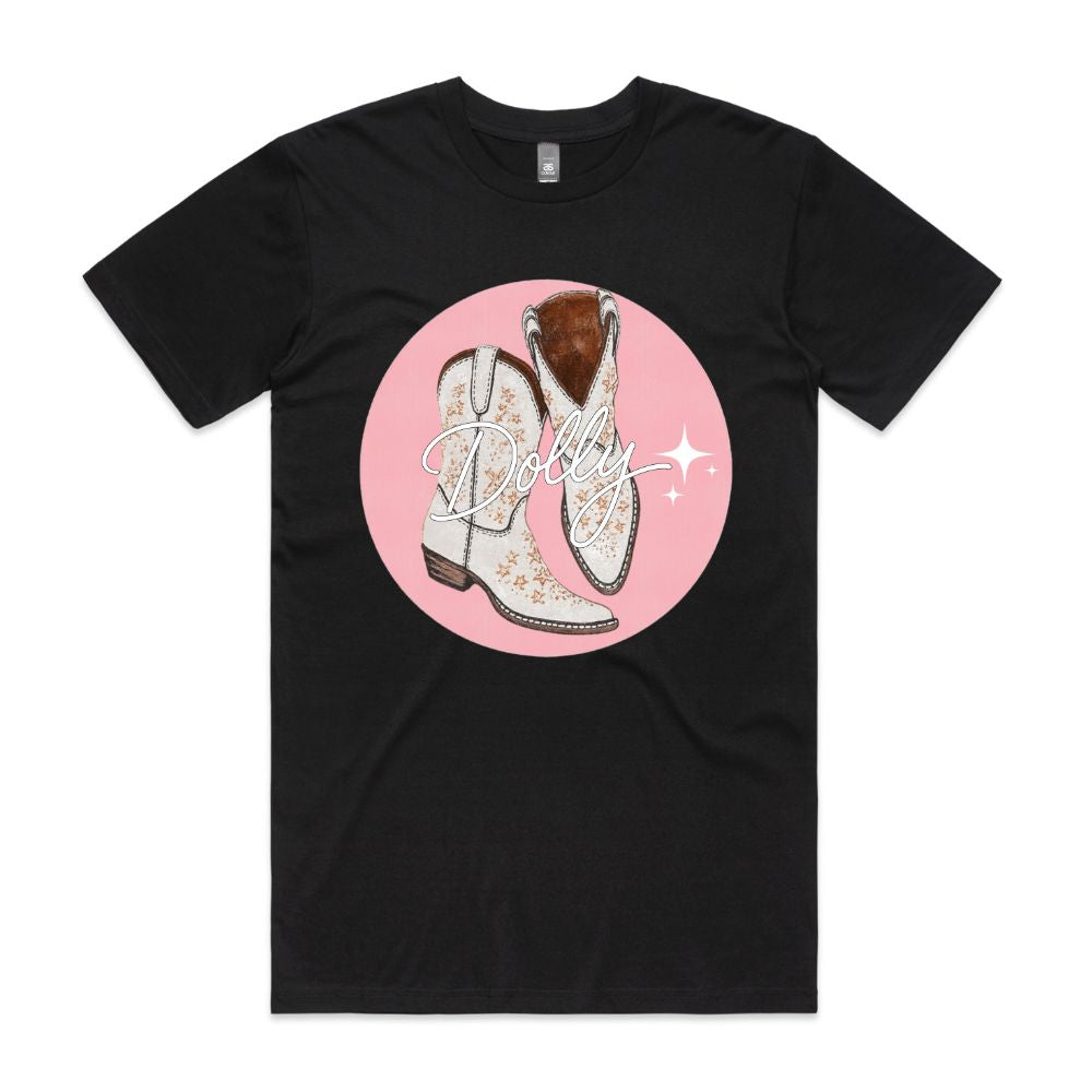 Boots on Dolly Tee