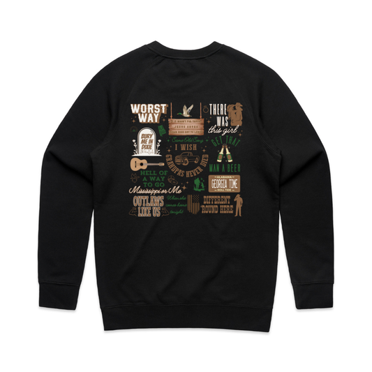 Riley Green Set List Sweatshirt