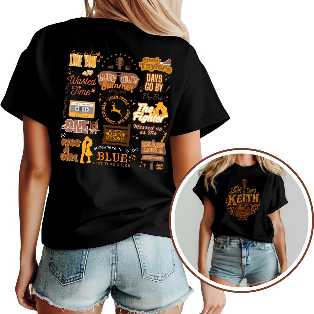 Keith Urban Set List Tee
