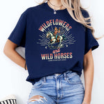 Wildflowers and Wild Horses Tee