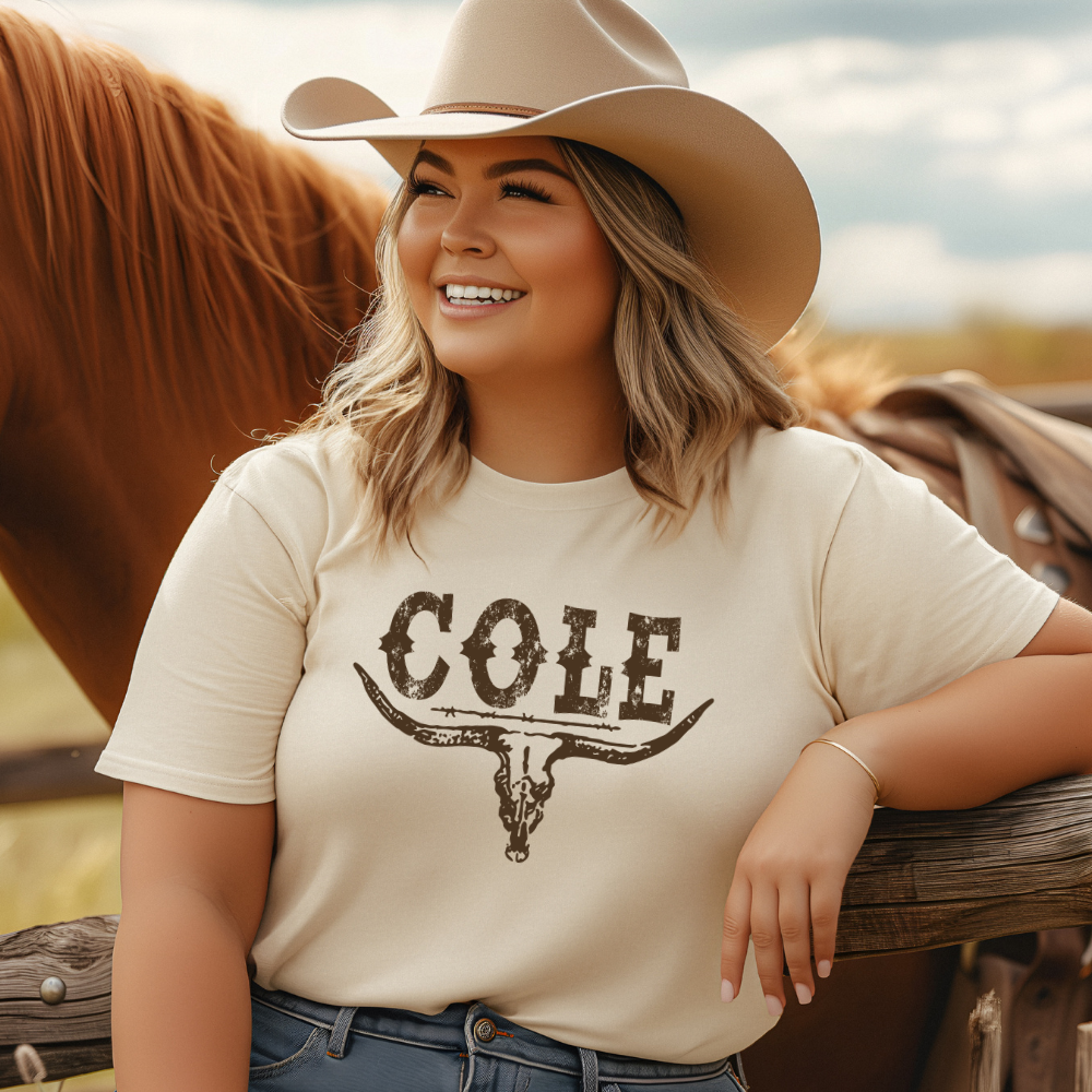 Cole Longhorn Tee – Lone Star