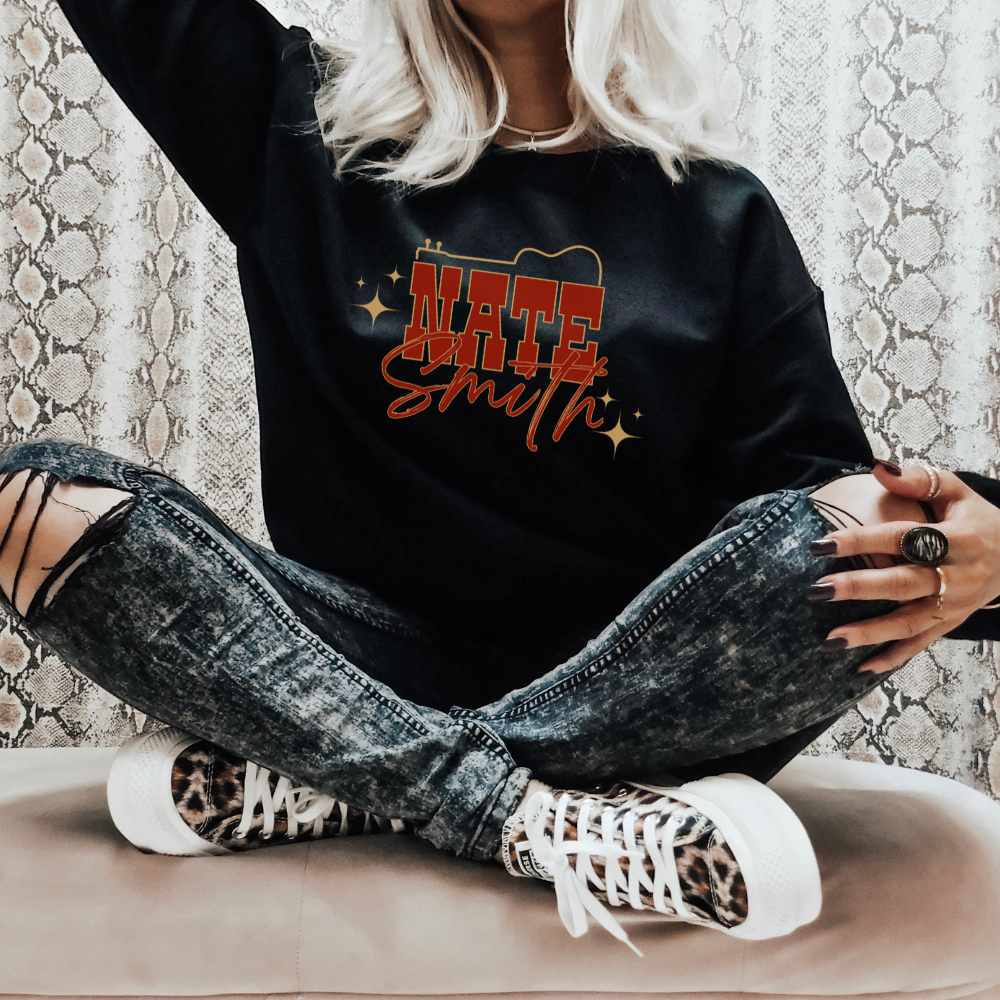 Nate Smith Set List Sweatshirt