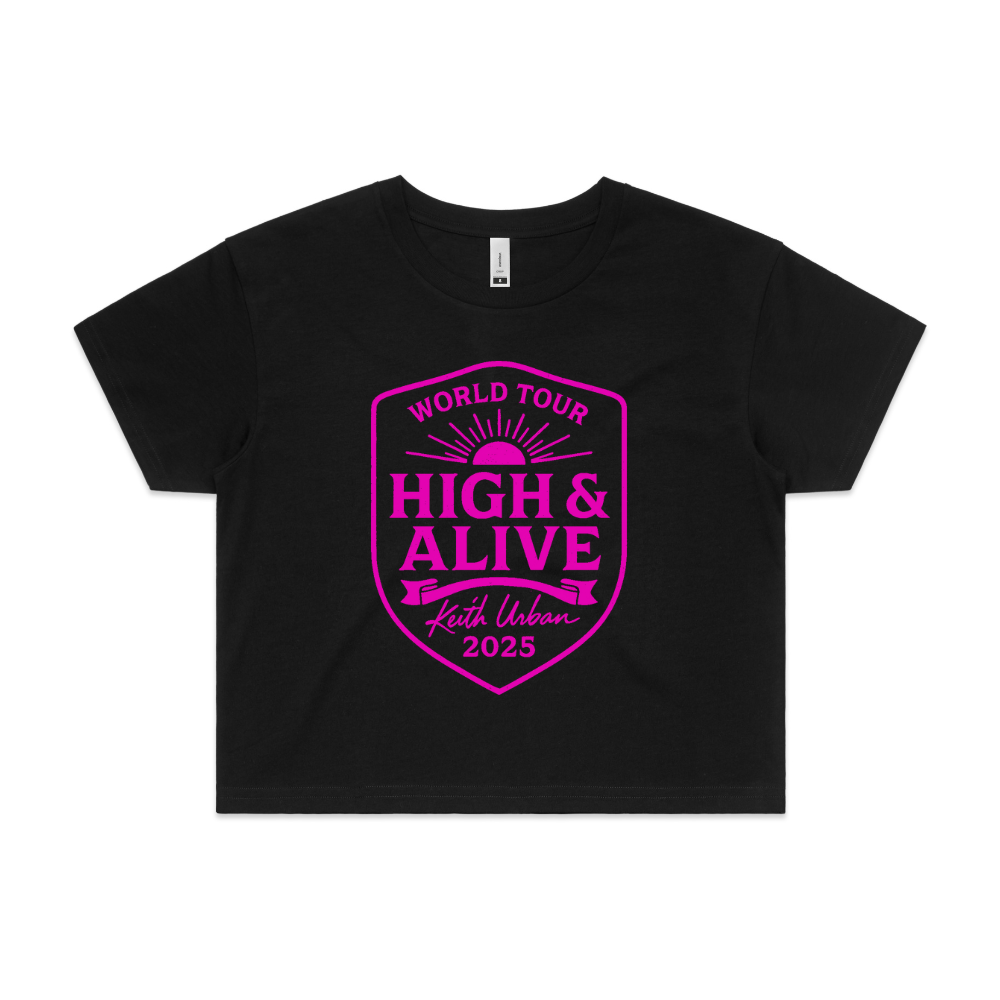 High and Alive Tour Crop