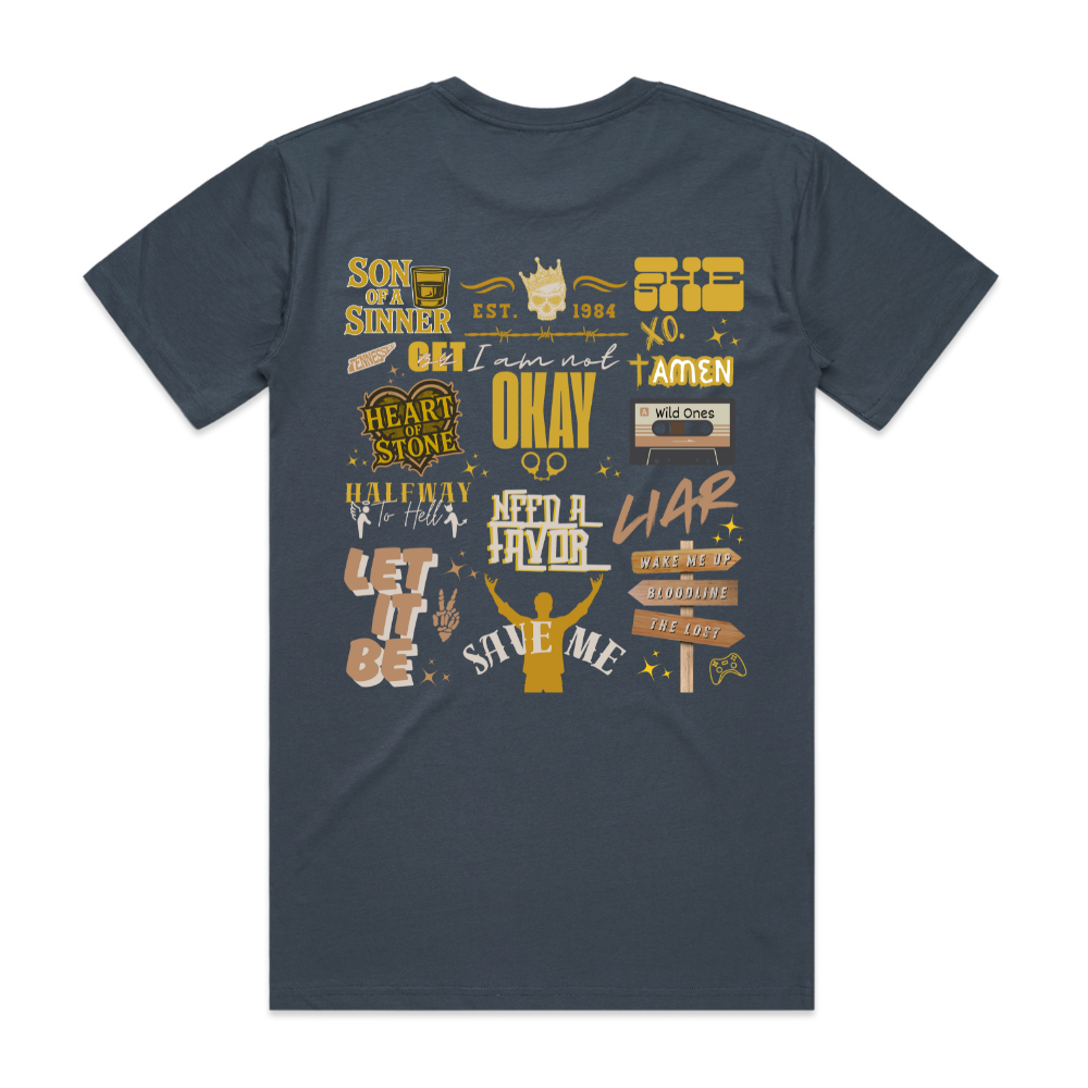 Jelly Roll Set List Tee