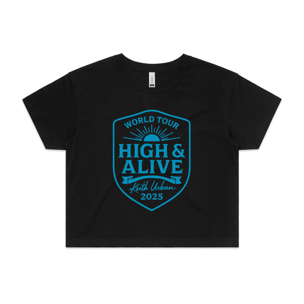 High and Alive Tour Crop