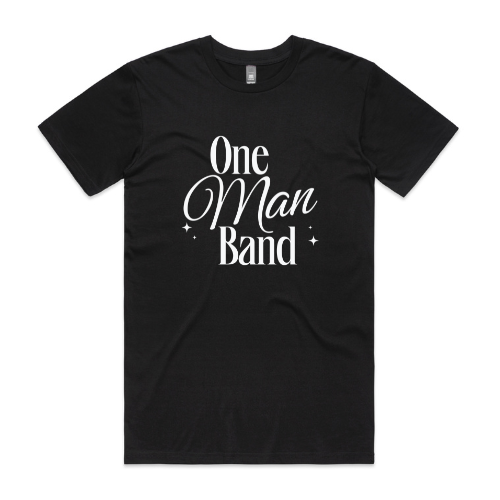 One Man Band Lyrics Tee