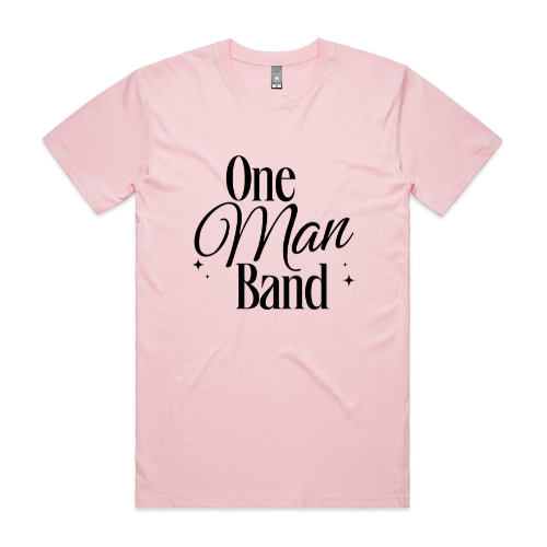 One Man Band Lyrics Tee
