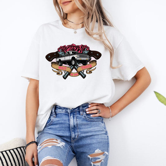 NEW Pink Wait in the Truck Tee