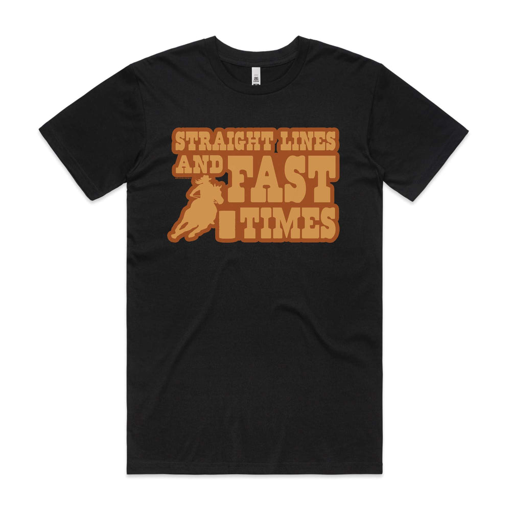 Straight Lines Fast Times Tee