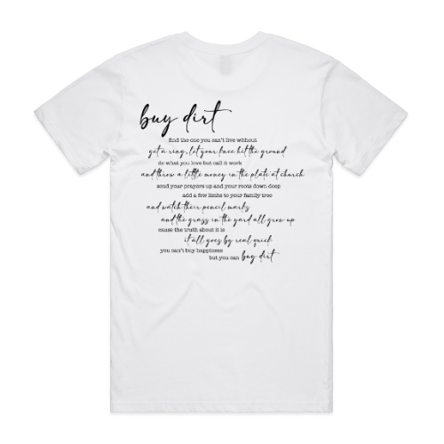 Buy Dirt Lyrics Tee