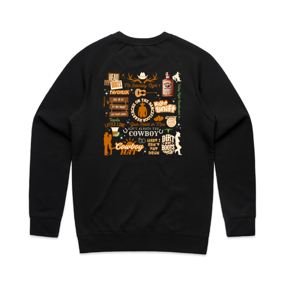 Jon Pardi Set List Sweatshirt