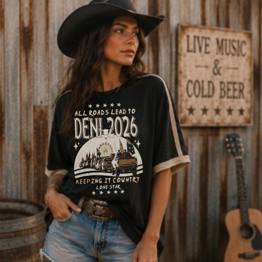 Black Deni 2026 Merch Tee - PRESALE