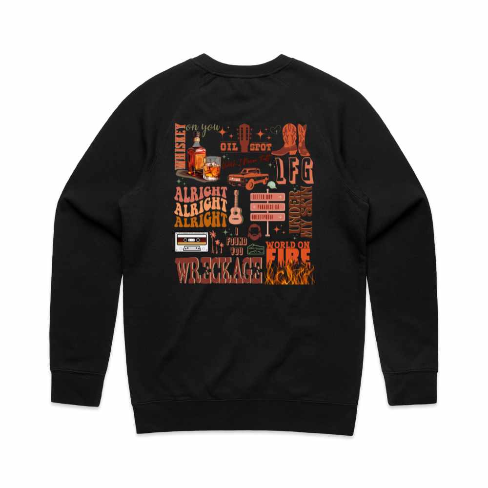 Nate Smith Set List Sweatshirt