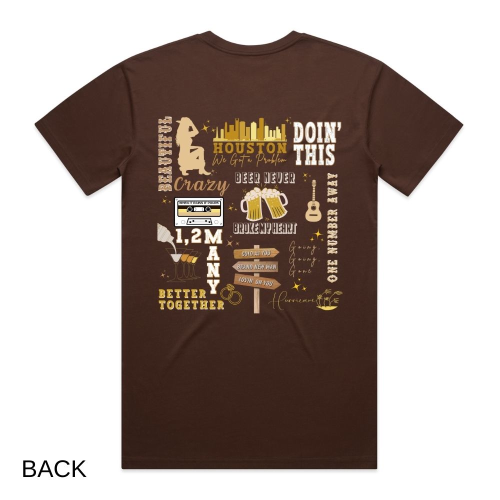 Luke Combs Set List Tee