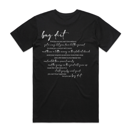 Buy Dirt Lyrics Tee