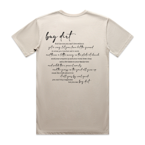 Buy Dirt Lyrics Tee