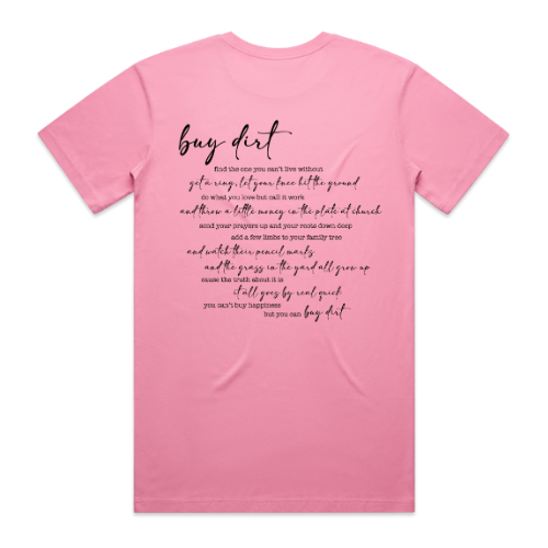 Buy Dirt Lyrics Tee