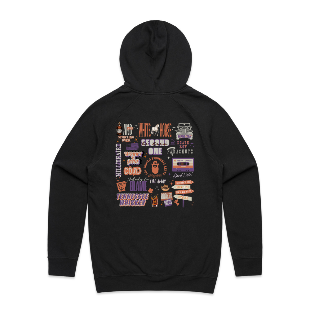 Chris Stapleton Set List Hoodie