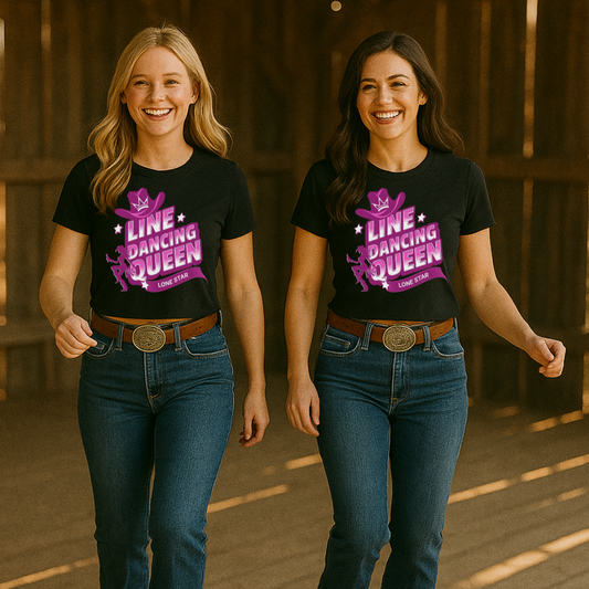 Line Dancing Queen Crop