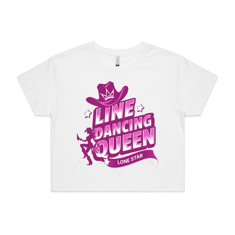 Line Dancing Queen Crop