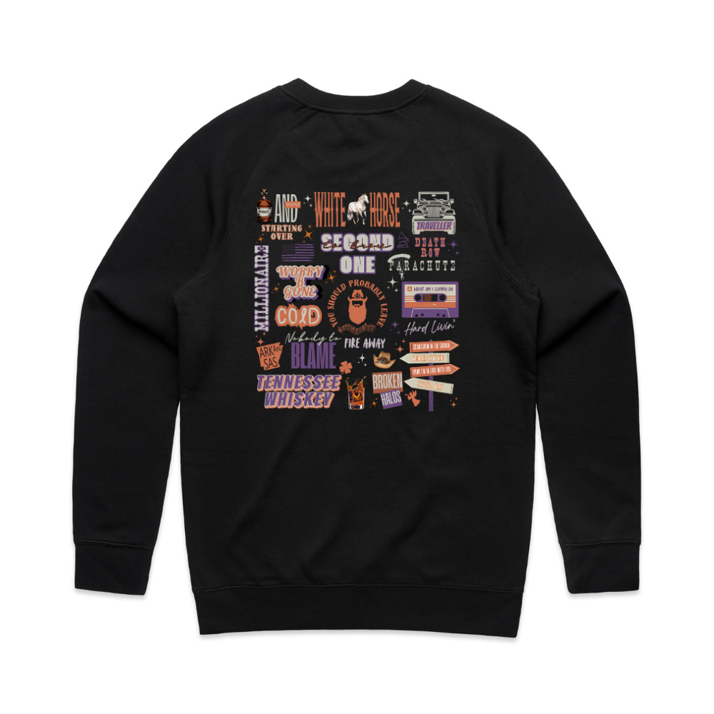 Chris Stapleton Set List Sweatshirt