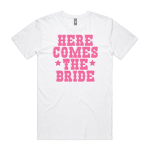 
            
                Load image into Gallery viewer, Here Comes the Bride/Here Comes the Party Tee
            
        