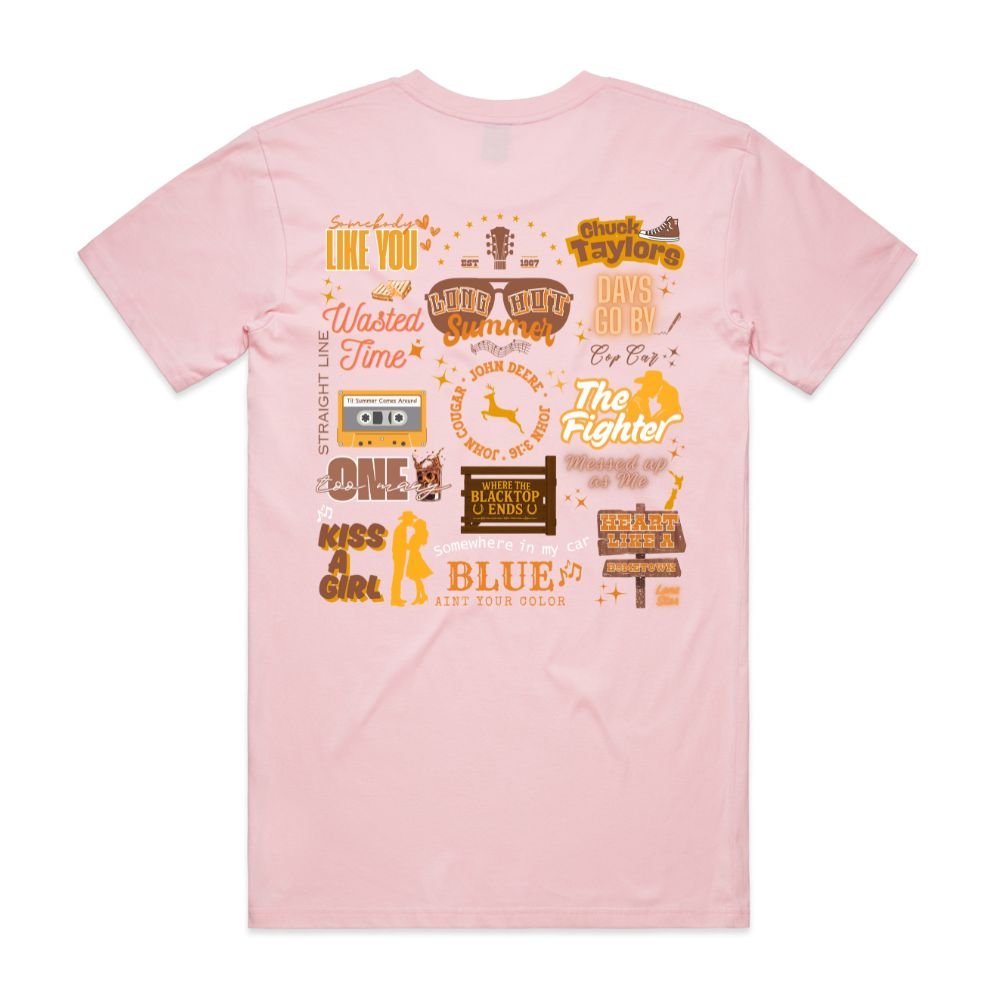 Keith Urban Set List Tee