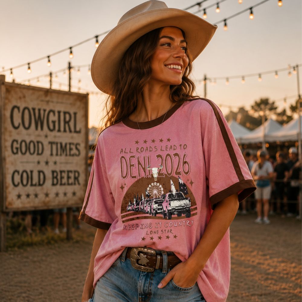 Pink Deni 2026 Merch Tee - PRESALE