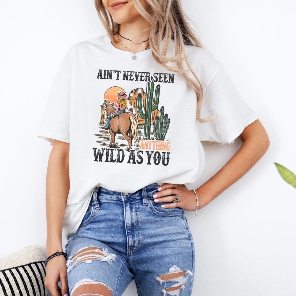 Wild As You (Blonde) Tee