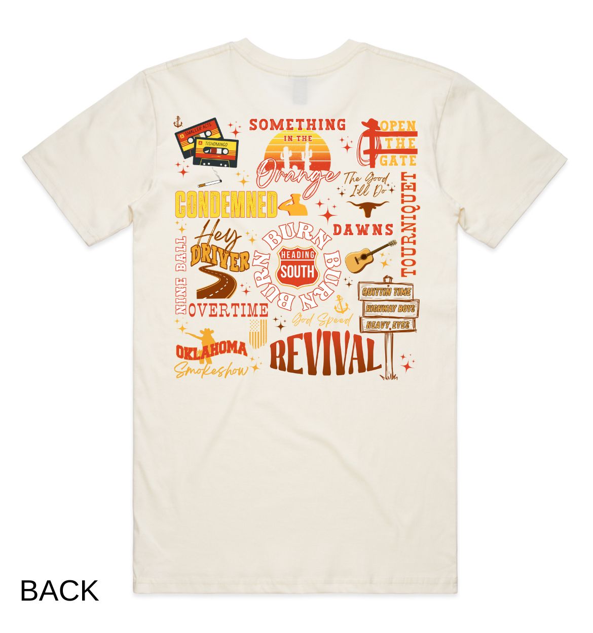 Zach Tour Set List Tee