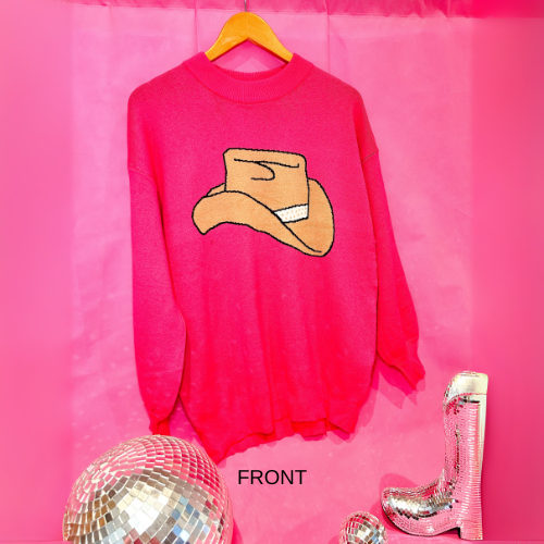Yeehaw Knit Oversized Sweater