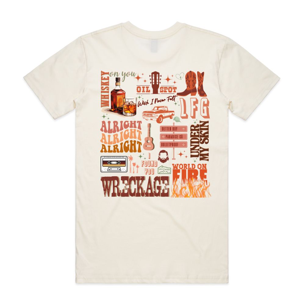 Nate Smith Set List Tee