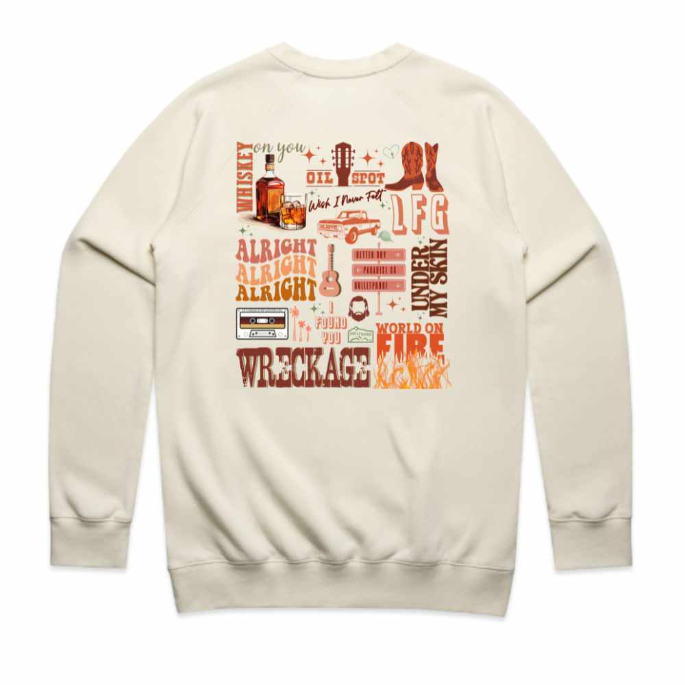 Nate Smith Set List Sweatshirt