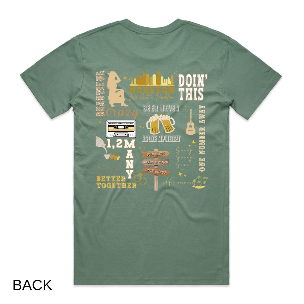 Luke Combs Set List Tee