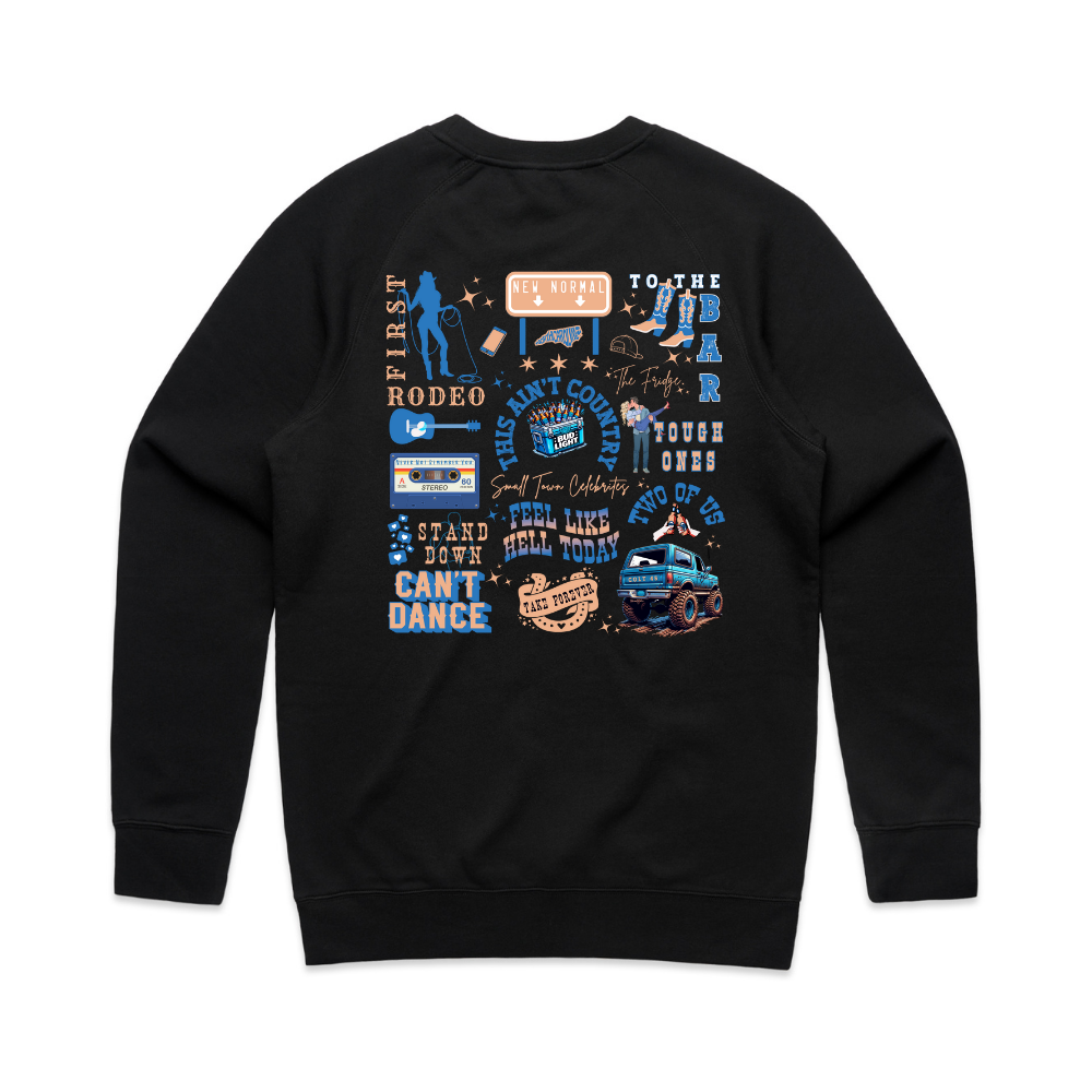 Cooper Alan Set List Sweatshirt