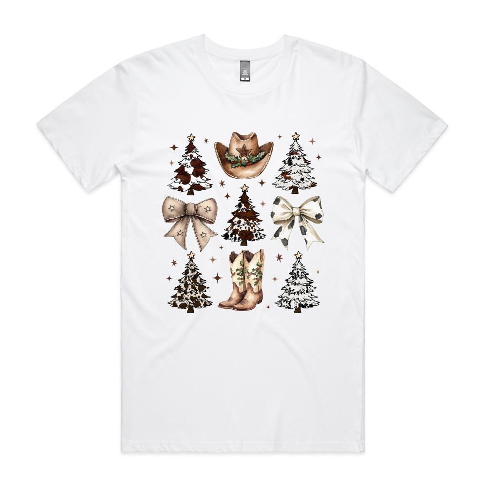 Cowgirl Coquette Christmas Tee