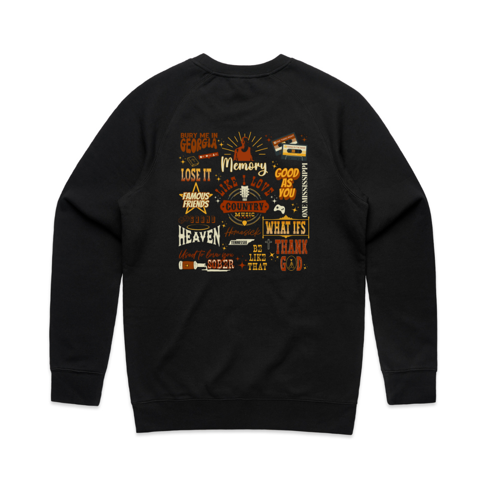 Kane Brown Set List Sweatshirt