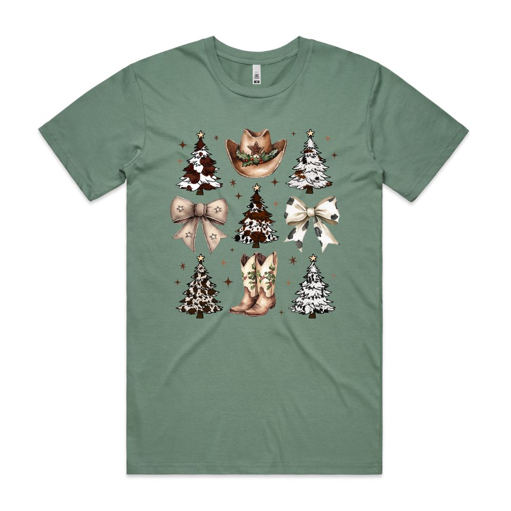 Cowgirl Coquette Christmas Tee