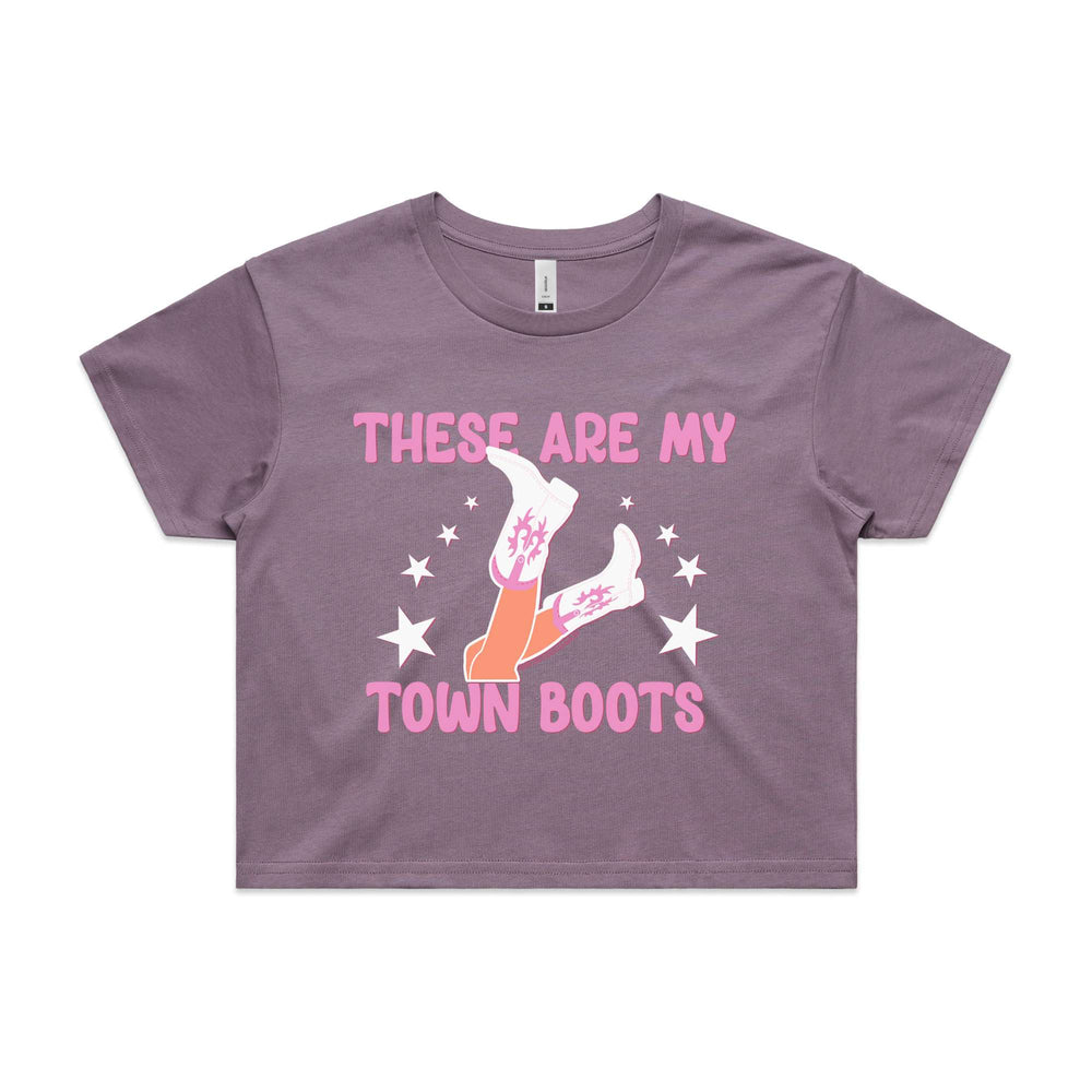 Town Boots Crop