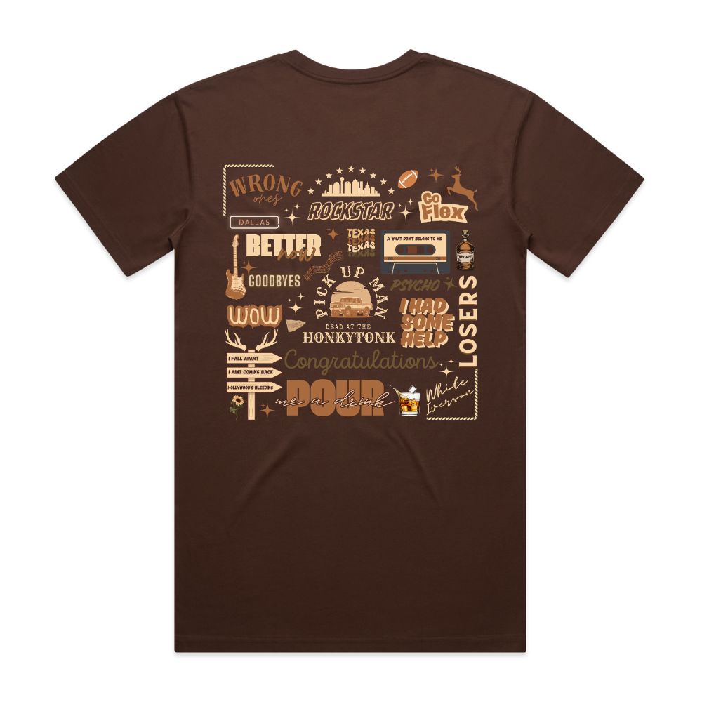 Postie Set List Tee